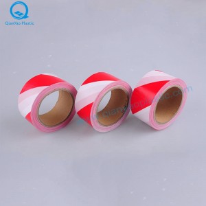 HDPE piros / fehér figyelmeztető szalag; HDPE sárga figyelmeztető szalag; HDPE Red VESZÉSI Szalag